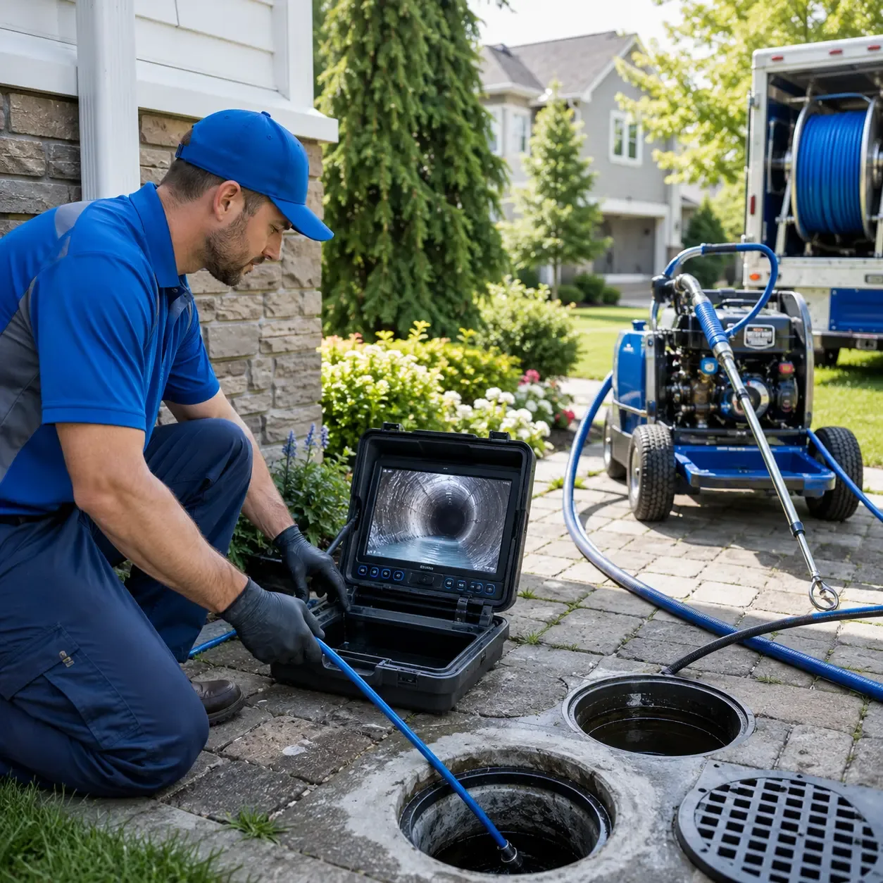 Outdoor drain cleaning professionals serving Gillett, WI