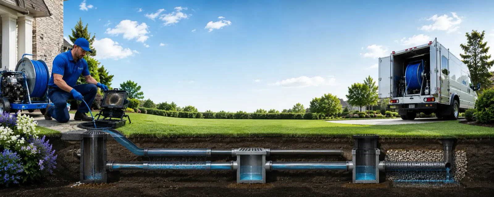 Outdoor drain cleaning information for Gillett, WI